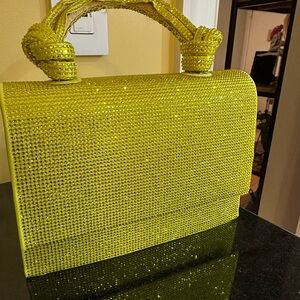 ZARA SPARKLY CITY MINI Bag in amazing Bright Yellow color so In for this summer😍